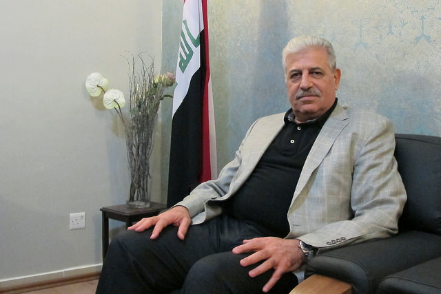 Atheel al Nujaifi, gobernador de Nínive, la provincia del norte de Iraq de la que es capital Mosul, hasta que el grupo extremista Estado Islámico se apropió de la ciudad en junio. Crédito: Karlos Zurutuza/IPS