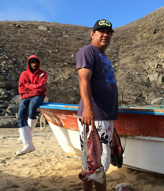El pescador Francisco Javier Torres, de la cooperativa Punta Lobos. Crédito: Celia Guerrero/Pie de Página
