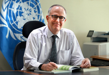 Julio Berdergué, representante regional de la FAO para América Latina y el Caribe. Crédito: Maximiliano Valencia/FAO