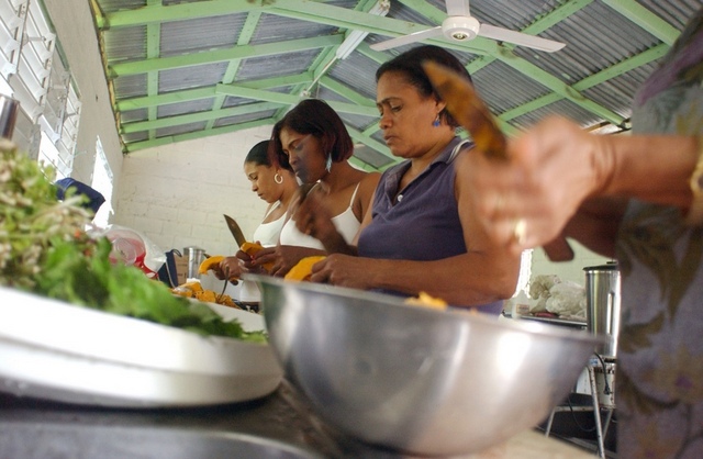 Cooperativa de mujeres rurales que agrega valor a productos agrícolas. República Dominicana. Crédito: FAO