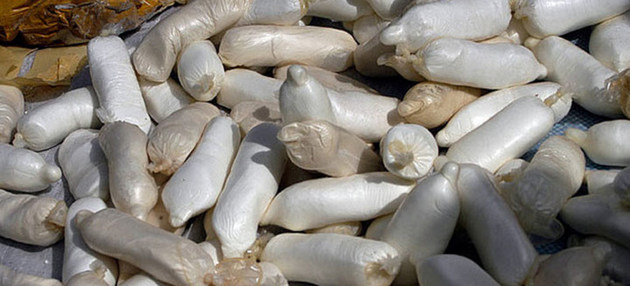 Alijo de cocaína. Crédito: UNODC