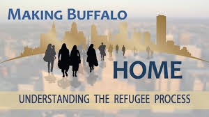 Una de las imágenes que forman parte de la campaña de la ciudad estadounidense de Búfalo para promoverse como tierra de acogida para las personas refugiadas. Crédito: Alcaldía de Búfalo