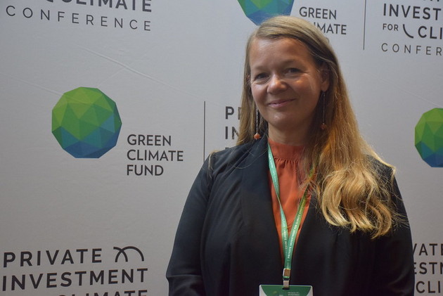 Barbara Buchner, directora ejecutiva del programa de financiamiento climático de la Iniciativa de Política Climática, dice que la inversión global está fuertemente inclinada hacia la mitigación y tiene gran déficit en adaptación. Crédito: Stella Paul / IPS