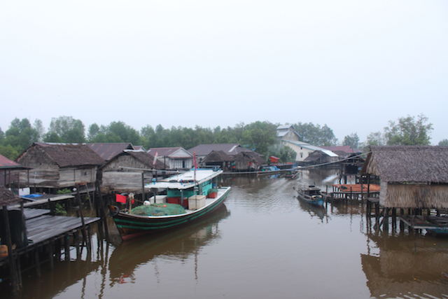 Sungai Nibung, un pueblo de pescadores ubicado dentro de un área protegida de manglares, en el municipio de Kubu Raya, en la provincia de Kalimantan Occidental, en Borneo, en la parte de Indonesia de esa isla compartida con Malasia y Brunei, situada en el sudeste de Asia y la tercera más grande del mundo. Foto: Cortesía de Sungai Nibung