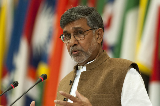 El activista indio Kailash Satyarthi, Premio Nobel de la Paz 2014 y fundador de la organización Laureados y Líderes por los Niños, dice que la pandemia de covid está exacerbando las profundas desigualdades que enfrentan las familias con mayor pobreza del mundo. Foto: Marcel Crozet / OIT
